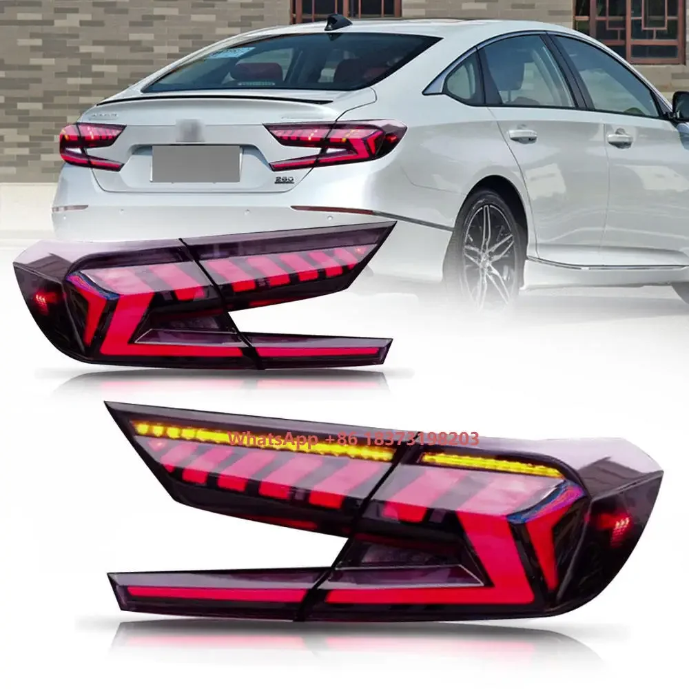 Factory Direct Sales Car Tail Start up Animation Led Rear Lamp for Honda Accord 2018 2019 Led Tail Lights Assembly
Factory Direct Sales Car Tail Start up Animation Led Rear Lamp for Honda Accord 2018 2019 Led Tail Lights Assembly