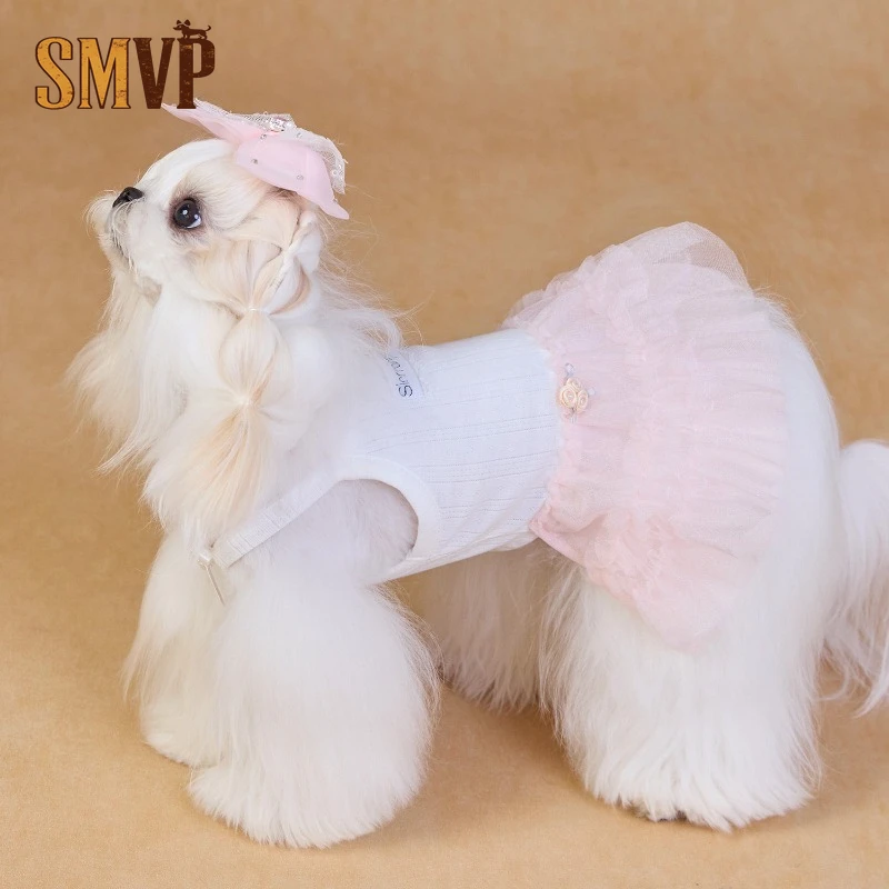 Cute Korean Pet Dress Cotton Tulle Sleeveless Dress With Elastic Fabric Ideal For Small Dogs In Summer Puppy Clothes
Cute Korean Pet Dress Cotton Tulle Sleeveless Dress With Elastic Fabric Ideal For Small Dogs In Summer Puppy Clothes