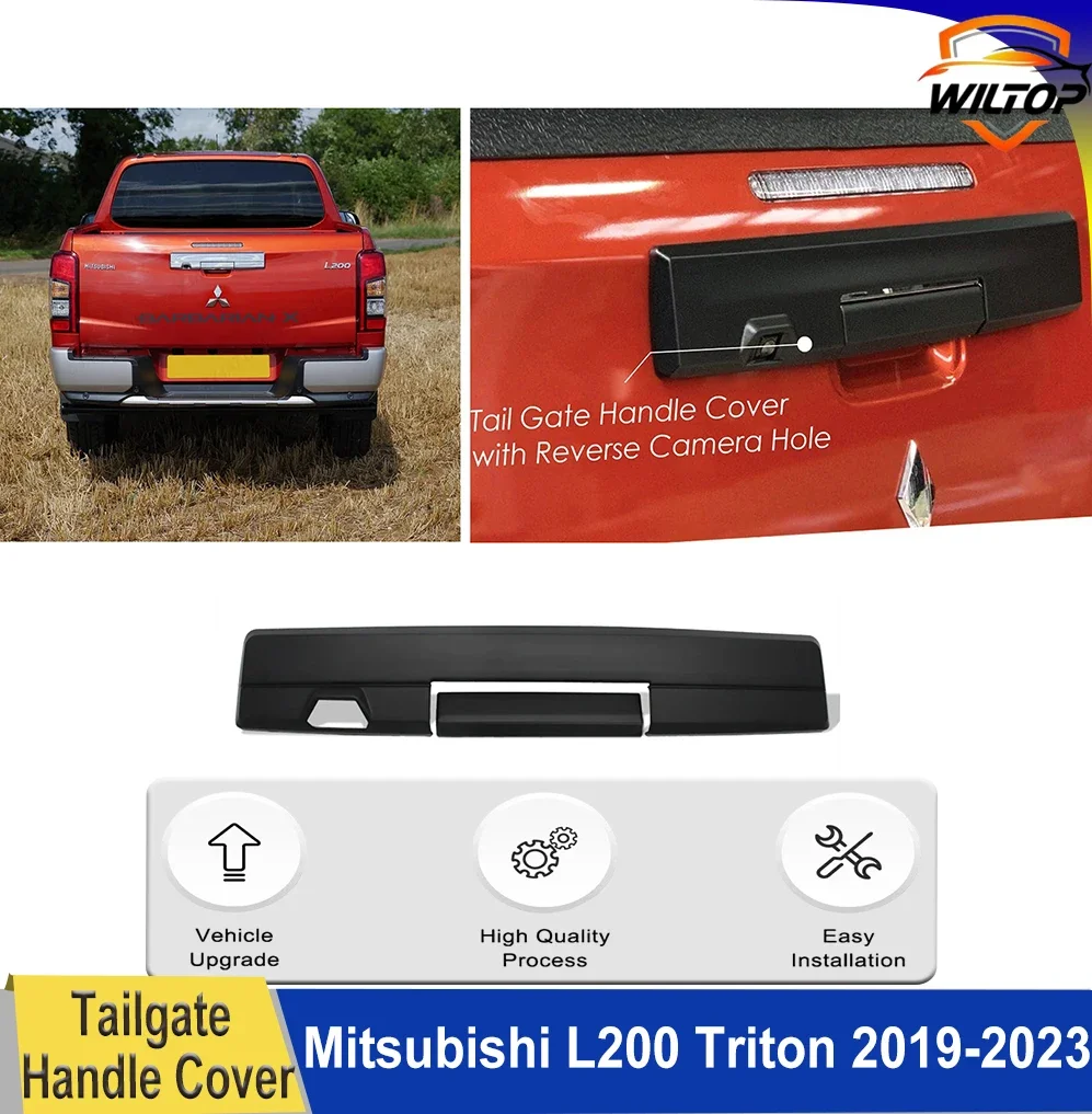 ABS Rear Trunk Tailgate Door Handle Cover Trims For Mitsubishi L200 Triton 2019-2023 With Camera Hole Car Exterior Accessories
ABS Rear Trunk Tailgate Door Handle Cover Trims For Mitsubishi L200 Triton 2019-2023 With Camera Hole Car Exterior Accessories