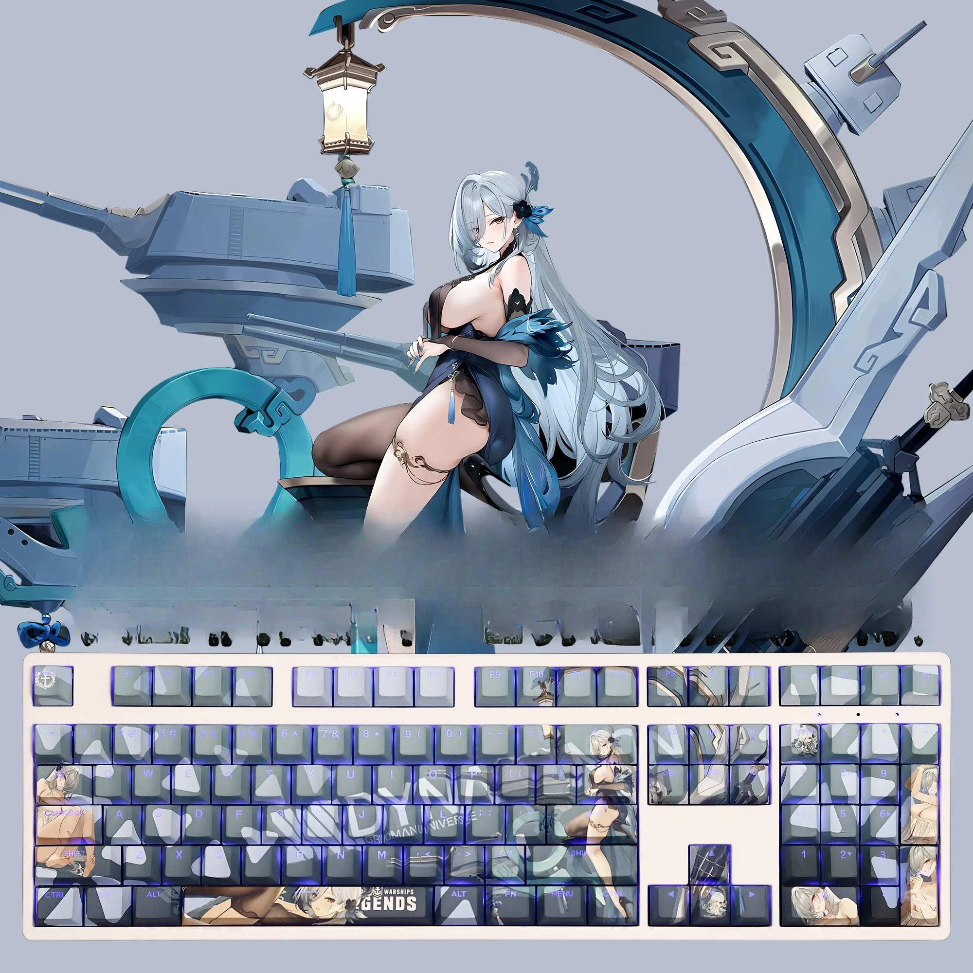 108 Keys/Set Chang Wu Azur Lane Cute Sexy Girl PBT Keycaps Cherry Height for MX Switch Mechanical Keyboard Game Custom
108 Keys/Set Chang Wu Azur Lane Cute Sexy Girl PBT Keycaps Cherry Height for MX Switch Mechanical Keyboard Game Custom