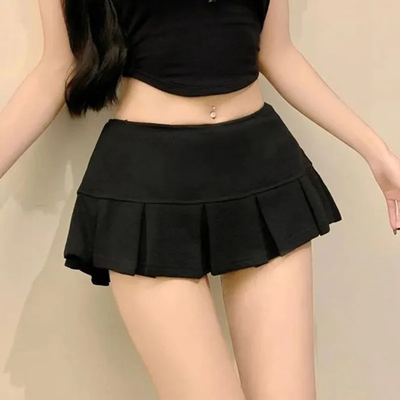 ZHIO Y2K Sexy Low-Waisted Super Short Skirt Women Vintage High Streetwear Anti-Glare Mini Skirts Casual All-Match Pleated Skirt
ZHIO Y2K Sexy Low-Waisted Super Short Skirt Women Vintage High Streetwear Anti-Glare Mini Skirts Casual All-Match Pleated Skirt