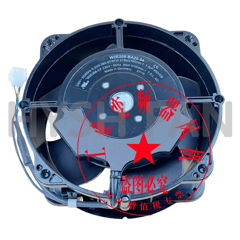 Вентилятор охлаждения W2E208-BA20-54 230В для промышленных шкафов, переменный ток
Вентилятор охлаждения W2E208-BA20-54 230В для промышленных шкафов, переменный ток