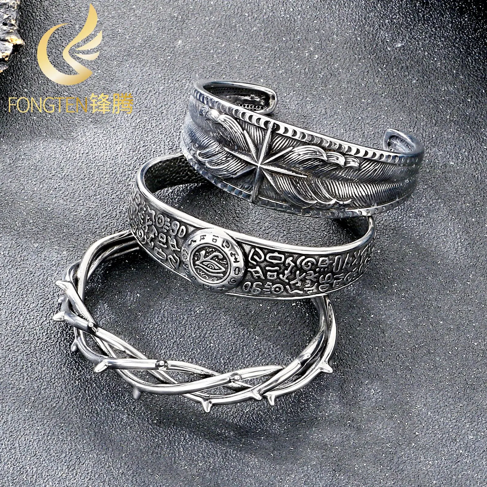 Fongten Egyptian Pattern Horus Eye Stainless Steel Open Bangle Men's Bracelet Outdoor Outfits Fashion Jewelry Halloween Gifts
Fongten Egyptian Pattern Horus Eye Stainless Steel Open Bangle Men's Bracelet Outdoor Outfits Fashion Jewelry Halloween Gifts