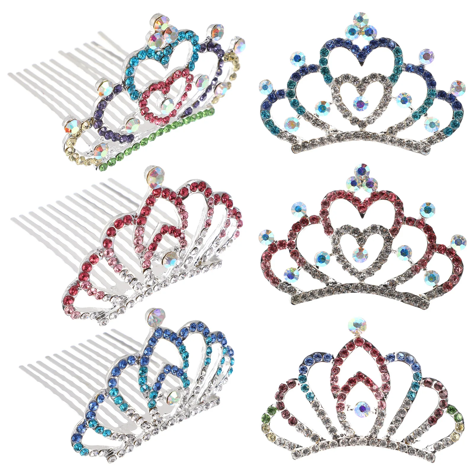 6pcs Children Princess Crown Hair Comb Durable Lightweight Alloy Headpiece Rhinestone Headdress Toddler Accessories
6pcs Children Princess Crown Hair Comb Durable Lightweight Alloy Headpiece Rhinestone Headdress Toddler Accessories