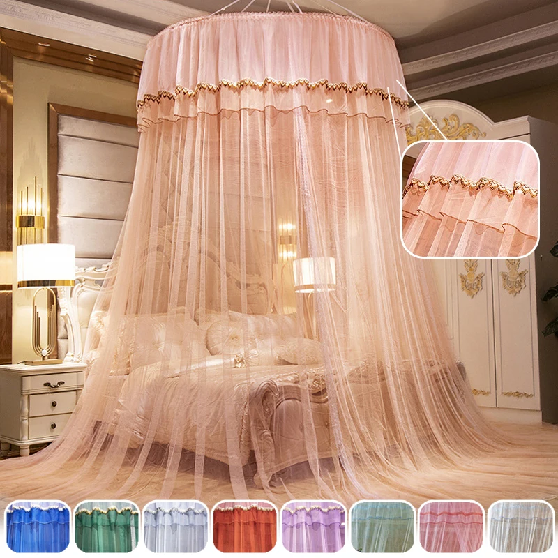 Luxury Dome Mosquito Net Bed Canopy Breathable Mesh Lace Royal Princess Style for Bedroom Wedding Decor Easy Installation
Luxury Dome Mosquito Net Bed Canopy Breathable Mesh Lace Royal Princess Style for Bedroom Wedding Decor Easy Installation