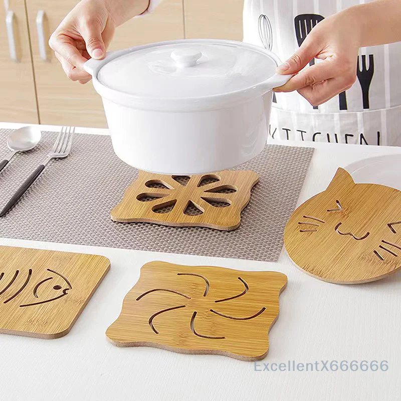 Hollow Out Wooden Coaster Kitchen Tableware Insulation Mats Thickened Anti Scalding Meal Anti Slip Pan Bowl Plate Pad
Hollow Out Wooden Coaster Kitchen Tableware Insulation Mats Thickened Anti Scalding Meal Anti Slip Pan Bowl Plate Pad