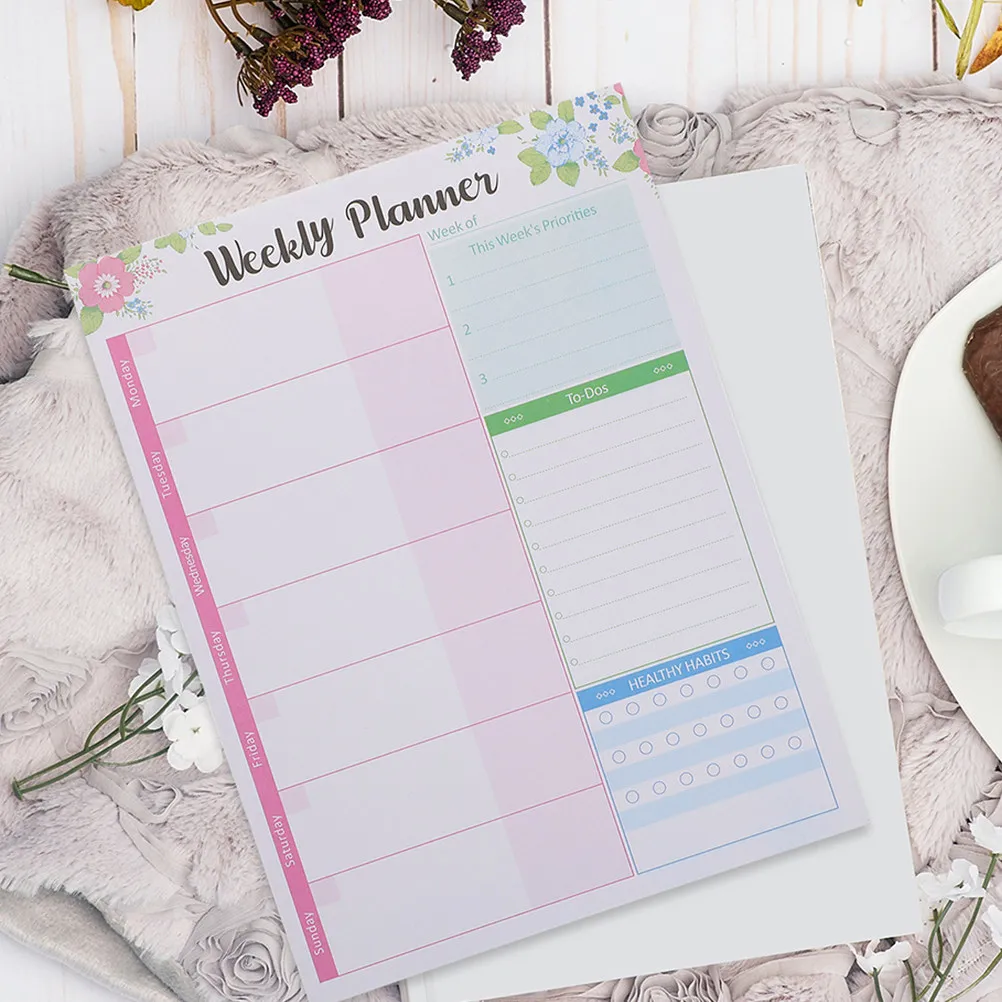 2Pcs Reliable Weekly Planner Notepad to Do List Notebook Tear Off Sheet Daily Planner Organizer Home Office Study Schedule
2Pcs Reliable Weekly Planner Notepad to Do List Notebook Tear Off Sheet Daily Planner Organizer Home Office Study Schedule