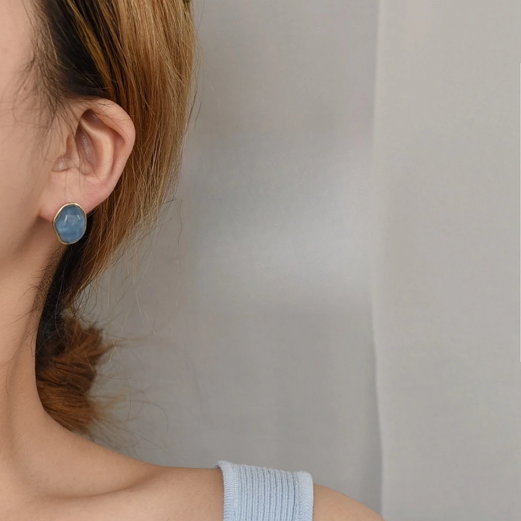 Silver-plated needle-plated 14K Hong Kong style fashion stud earrings personalized irregular geometric earrings asymmetrical
Silver-plated needle-plated 14K Hong Kong style fashion stud earrings personalized irregular geometric earrings asymmetrical
