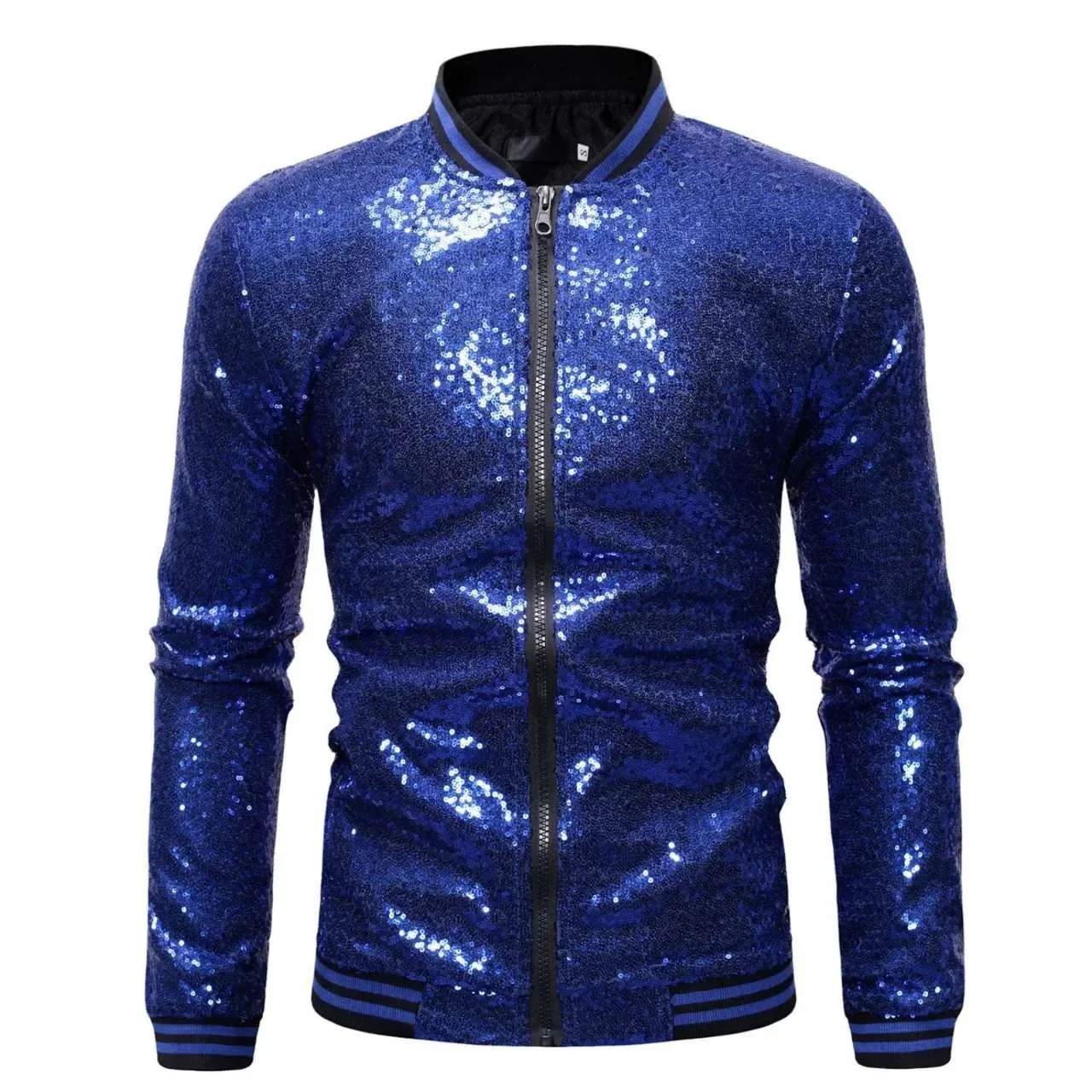 Glitter Sequin Men Jacket Stage Performance Coat For Men With Stand Collar Long Sleeves Slim Fit Zipper Shiny Mens Jackets Coats
Glitter Sequin Men Jacket Stage Performance Coat For Men With Stand Collar Long Sleeves Slim Fit Zipper Shiny Mens Jackets Coats