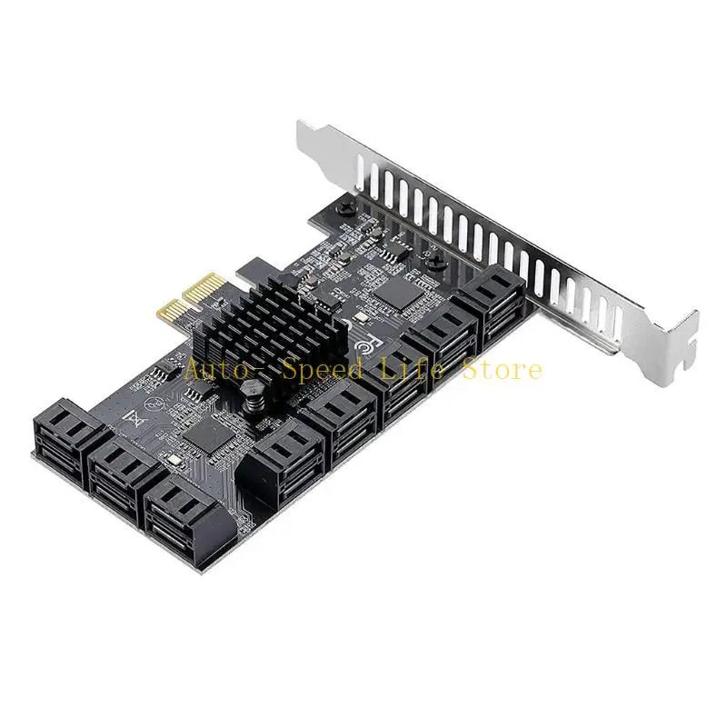02DA 16 Port 6Gbps PCI for Express Controller Card PCI-E 4X to III Adapter/Converter PCIe Riser Expansion Adapter B
02DA 16 Port 6Gbps PCI for Express Controller Card PCI-E 4X to III Adapter/Converter PCIe Riser Expansion Adapter B
