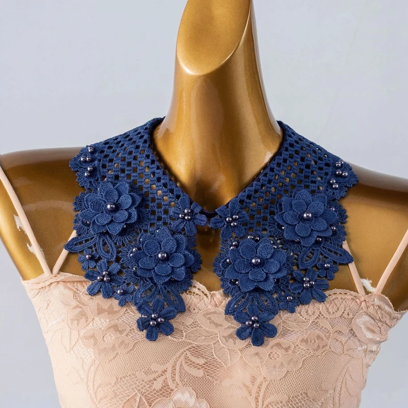 Multi-Color Decorative Fake Collar Sweater Shirt Hollowed Out Flower Beads Detachable Collar Neck Accessory
Multi-Color Decorative Fake Collar Sweater Shirt Hollowed Out Flower Beads Detachable Collar Neck Accessory