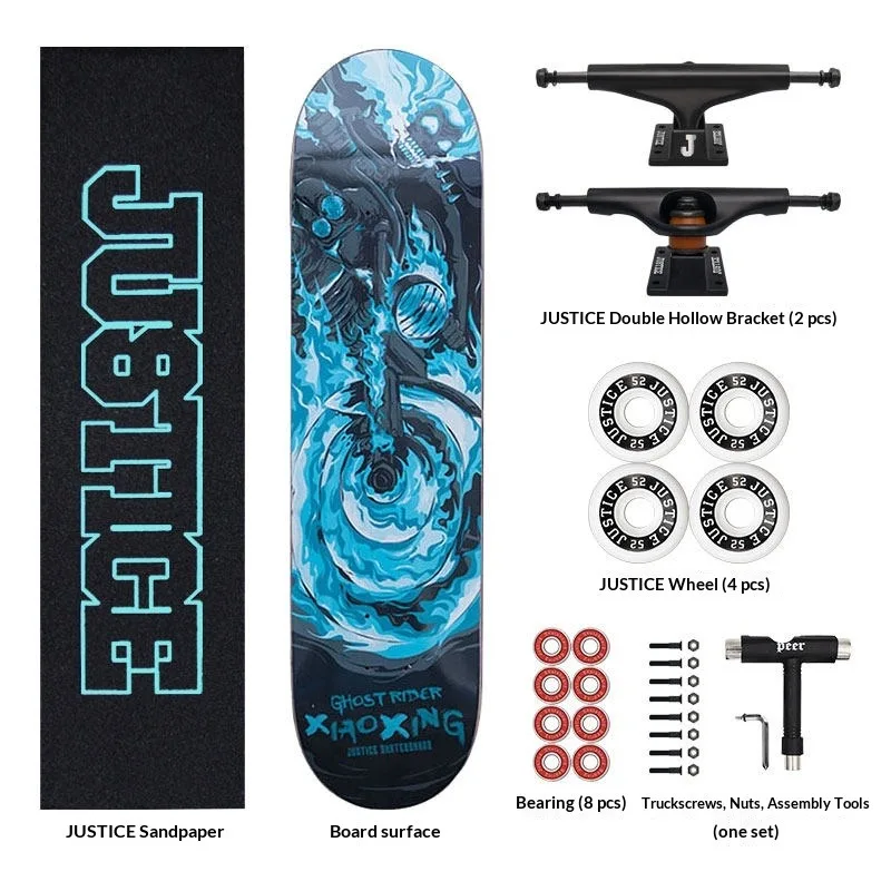 Комплект для скейтбординга: дека из клена, подшипники ABEC 9, колеса из полиуретана, траки из сплава, гриптейп. Плавная езда. Для детей, подростков и взрослых. Цвета: розовый, синий.
Комплект для скейтбординга: дека из клена, подшипники ABEC 9, колеса из полиуретана, траки из сплава, гриптейп. Плавная езда. Для детей, подростков и взрослых. Цвета: розовый, синий.