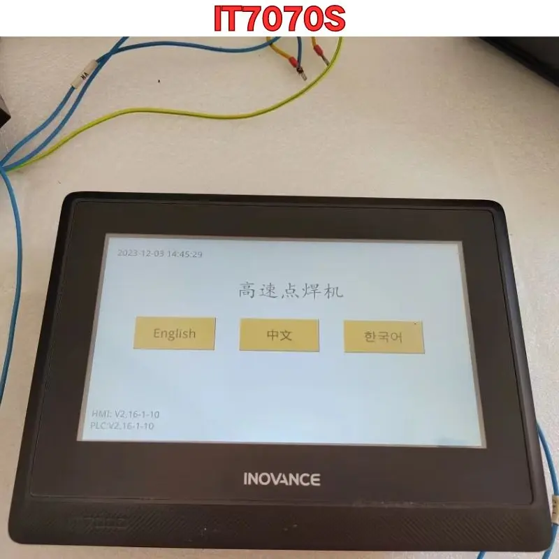 Second-hand Inovance touch screen IT7070S is in good working condition Latest quotation as of June 2026
Second-hand Inovance touch screen IT7070S is in good working condition Latest quotation as of June 2026
