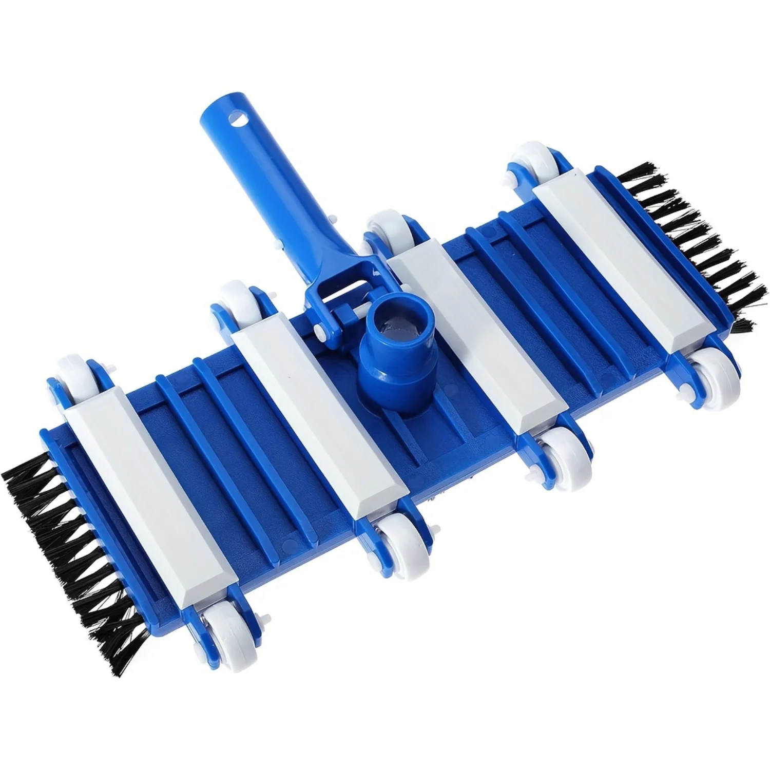 1pc 14-inch Heavy-Duty Pool Vacuum Head - Advanced Flexible Design with Dual Side Brushes & Bottom Cleaner - Quick-Connect Hose
1pc 14-inch Heavy-Duty Pool Vacuum Head - Advanced Flexible Design with Dual Side Brushes & Bottom Cleaner - Quick-Connect Hose