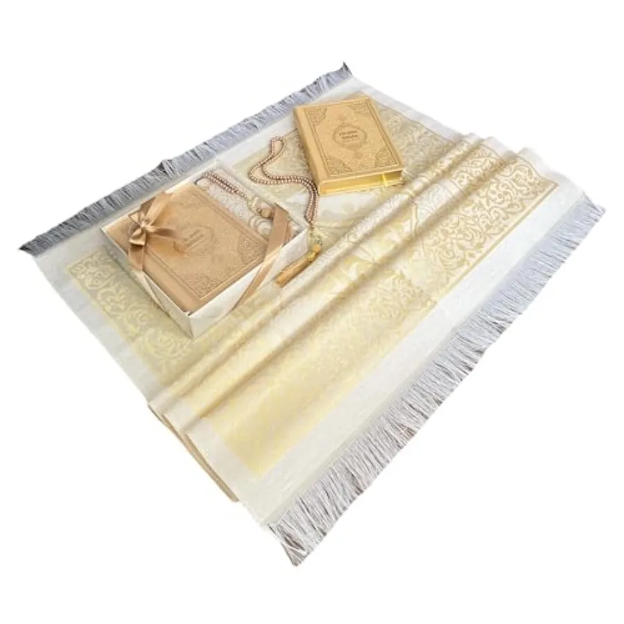 English Translate Thermo Leather Covered Quran Tafta Prayer Mat and Beads Set Quran Size: 17 * 20 cm/ 5.5 * 7.9 inc Muslim Pray
English Translate Thermo Leather Covered Quran Tafta Prayer Mat and Beads Set Quran Size: 17 * 20 cm/ 5.5 * 7.9 inc Muslim Pray