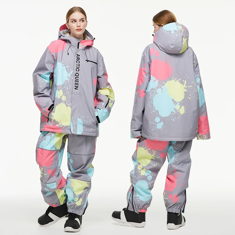 Colorful Sets Women Ski Clothes Snow Wear Suit Sets Snowboard Clothing Winter Costume Ski Jacket and Strap Pant for Girl's
Colorful Sets Women Ski Clothes Snow Wear Suit Sets Snowboard Clothing Winter Costume Ski Jacket and Strap Pant for Girl's