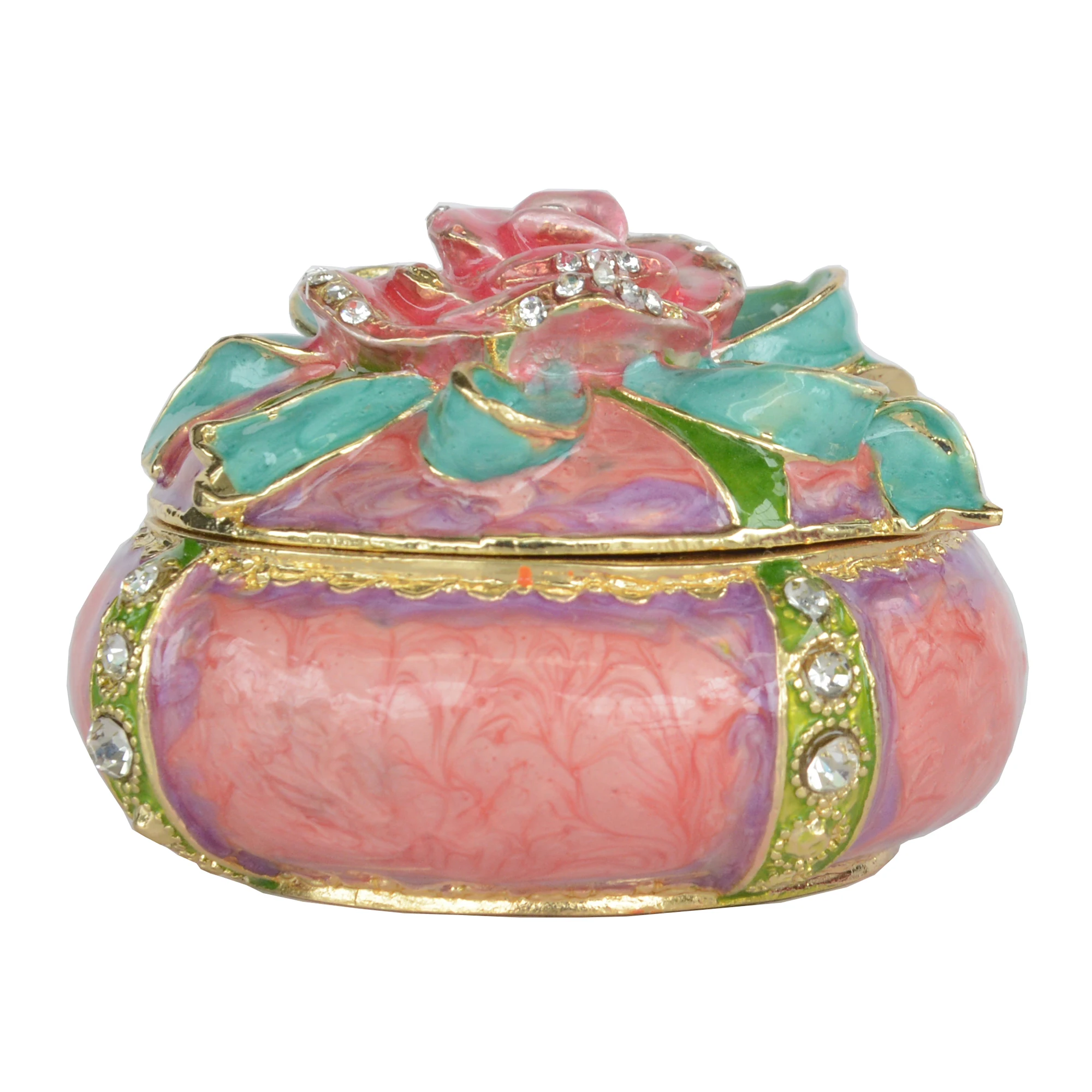 Small Floral Trinket Box Hand Painted Enamel Jewelry Organizer With Crystals Bejeweled Collectible Gifts
Small Floral Trinket Box Hand Painted Enamel Jewelry Organizer With Crystals Bejeweled Collectible Gifts