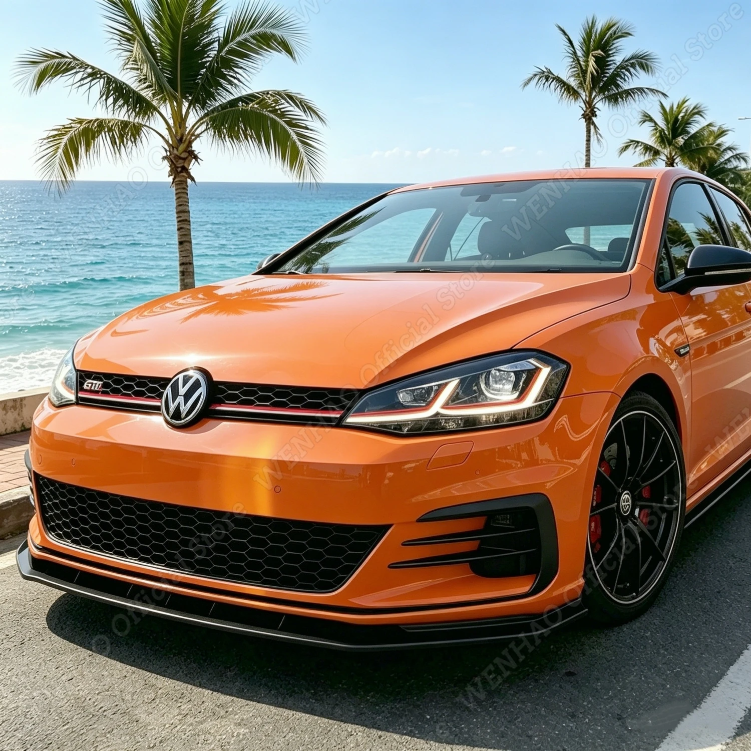 3Pcs Car Front Bumper Lip Splitter For VW Golf MK7 GTI GTD R R-line 2013-2020 Tuning Gloss Black Bumper Guard Trims Body Kits
3Pcs Car Front Bumper Lip Splitter For VW Golf MK7 GTI GTD R R-line 2013-2020 Tuning Gloss Black Bumper Guard Trims Body Kits