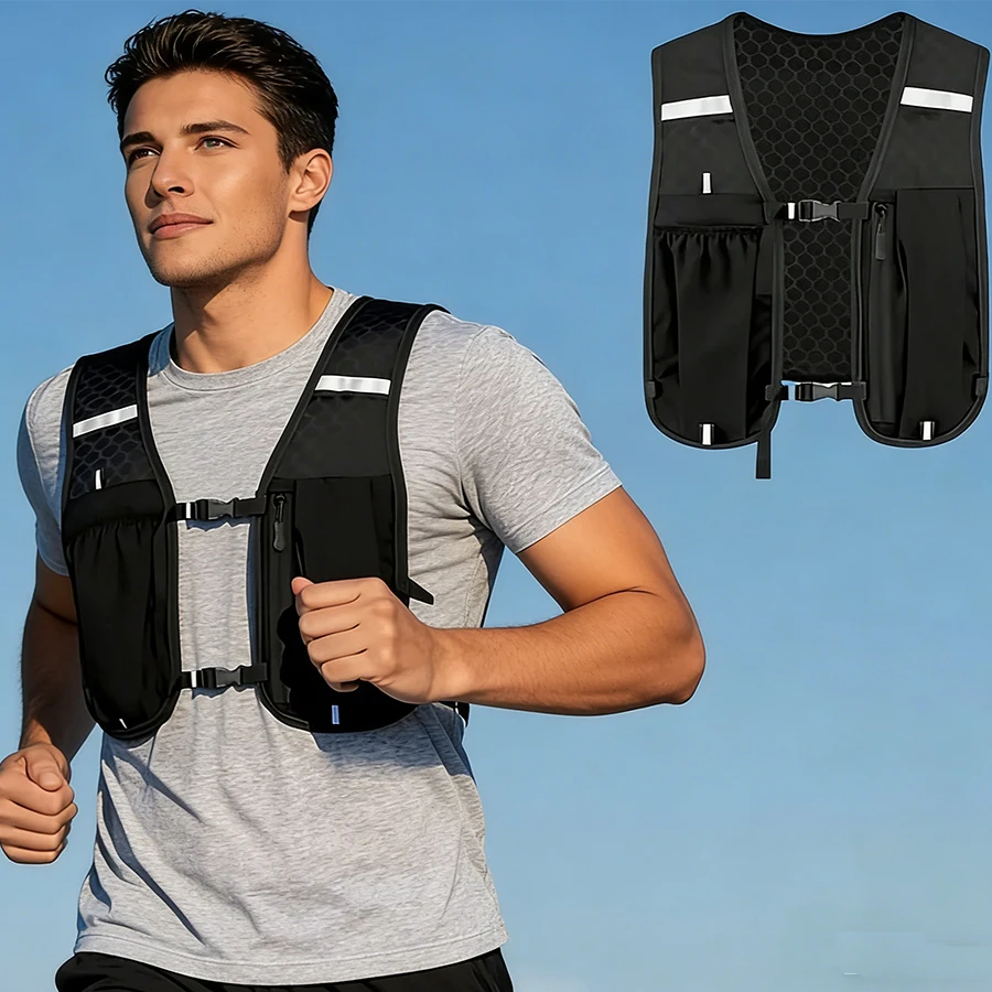Running Vest,Lightweight Hydration Backpack,Breathable Running Backpacks for Unisex Outdoor Sports, Marathon,Trail Ra
Running Vest,Lightweight Hydration Backpack,Breathable Running Backpacks for Unisex Outdoor Sports, Marathon,Trail Ra