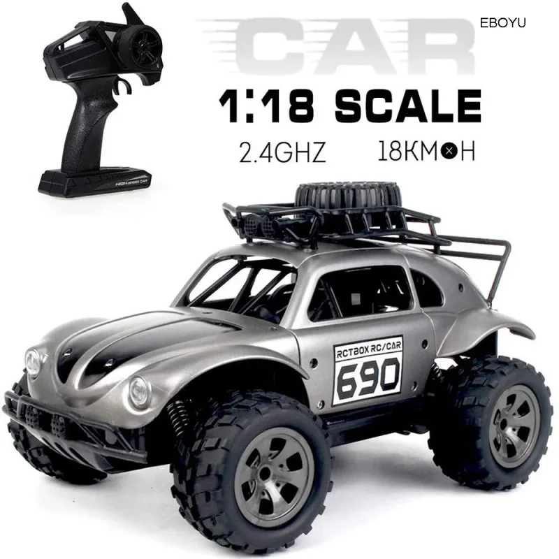 1:18 18km/h RC Beetle Rock Crawlers Car 2.4G 4-Channel Double Motor Drive Remote Control Off-Road Toy Model for Child Gifts
1:18 18km/h RC Beetle Rock Crawlers Car 2.4G 4-Channel Double Motor Drive Remote Control Off-Road Toy Model for Child Gifts