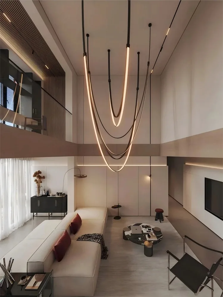 2025 Trendy DIY Flexible Leather Belt Dimmable LED Chandelier Lighting Suspension Luminaire Hanging Light Lampen For Living Room
2025 Trendy DIY Flexible Leather Belt Dimmable LED Chandelier Lighting Suspension Luminaire Hanging Light Lampen For Living Room