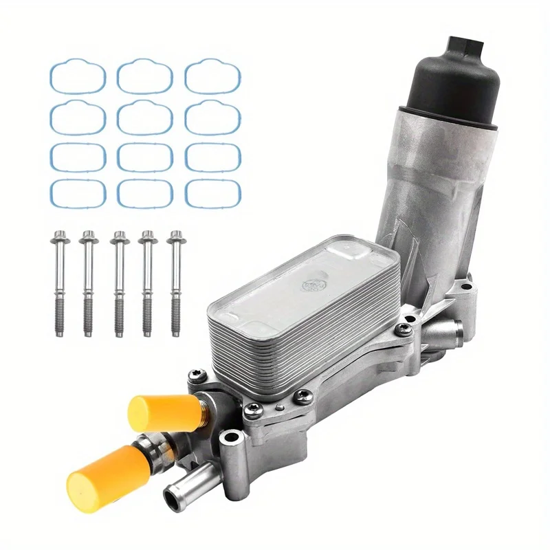 Aluminum Oil Filter Housing with Oil Cooler for 3.6L V6 Engines, Compatible with 2011-2017 Dodge Charger, Durango, Challenger
Aluminum Oil Filter Housing with Oil Cooler for 3.6L V6 Engines, Compatible with 2011-2017 Dodge Charger, Durango, Challenger