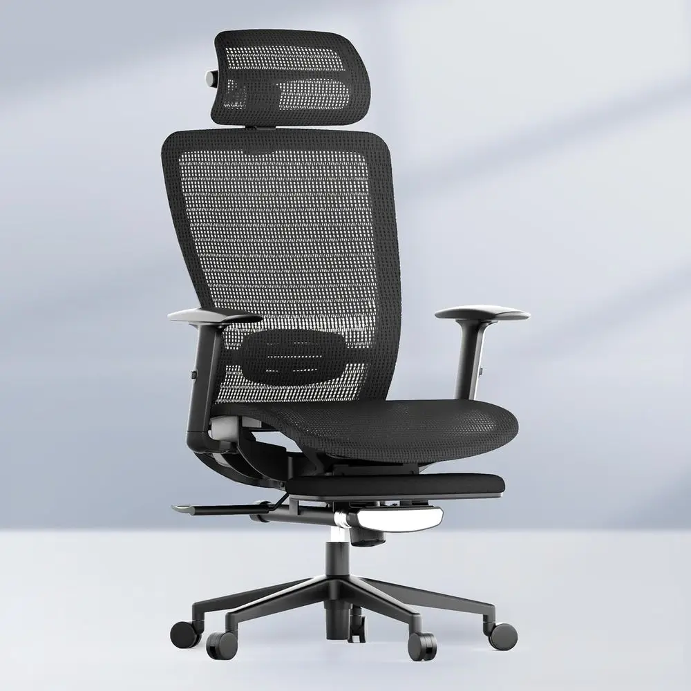 Эргономичное офисное кресло Air-F с высокой спинкой и подставкой для ног и регулируемой поясничной опорой для дома, игр и работы черного цвета
Эргономичное офисное кресло Air-F с высокой спинкой и подставкой для ног и регулируемой поясничной опорой для дома, игр и работы черного цвета