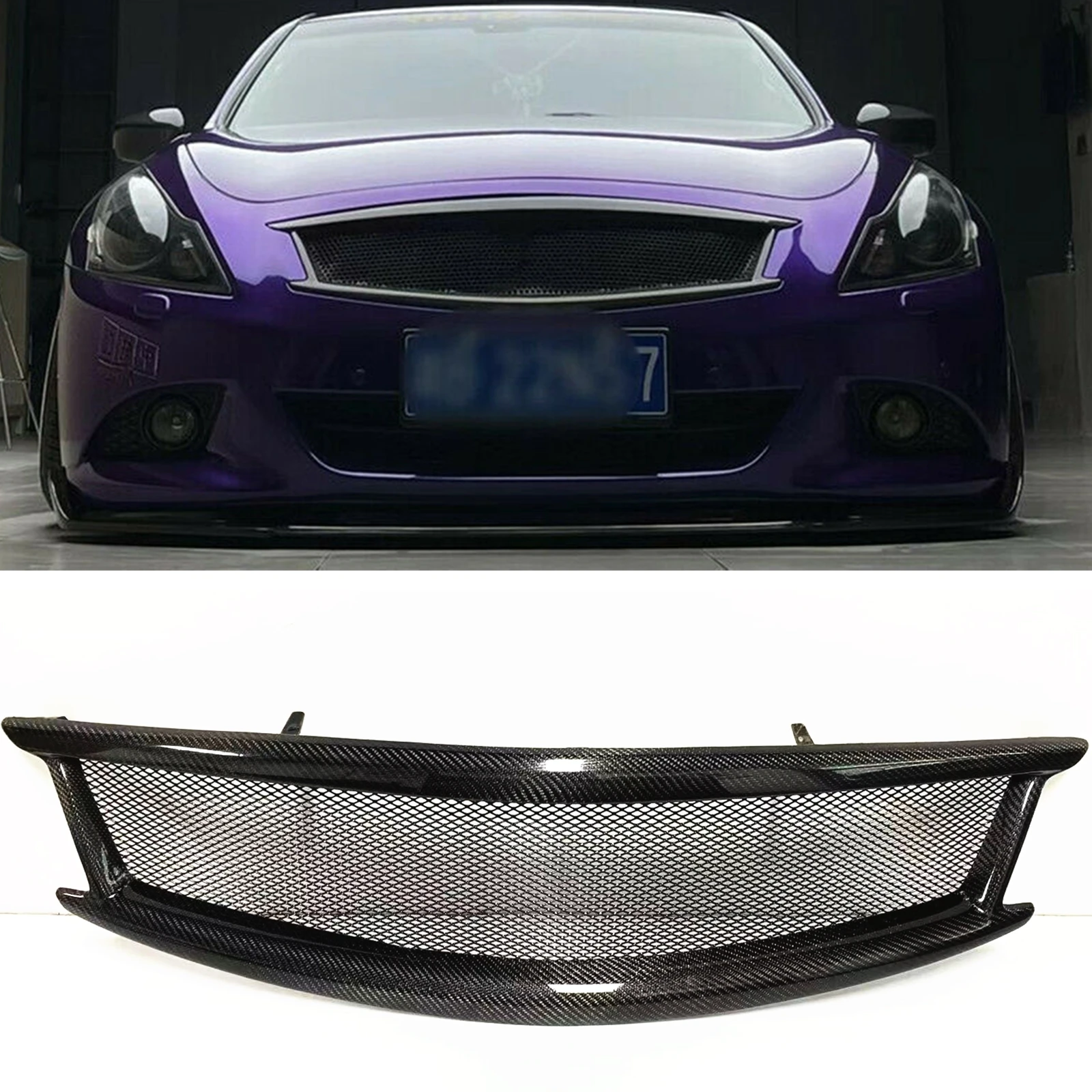 Front Grille For Infiniti G G37 Nissan Skyle 10-14 Sedan 4 Door Carbon Fiber/Fiberglass Upper Bumper Hood Mesh Grid Racing Grill
Front Grille For Infiniti G G37 Nissan Skyle 10-14 Sedan 4 Door Carbon Fiber/Fiberglass Upper Bumper Hood Mesh Grid Racing Grill
