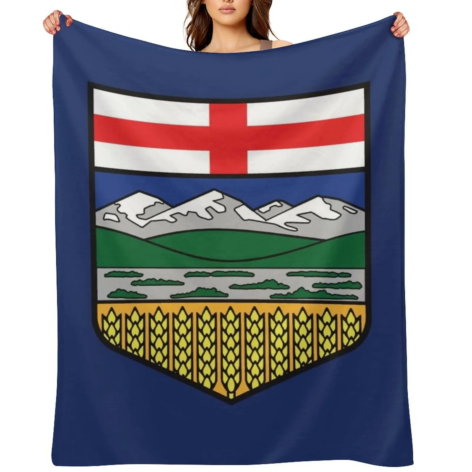 Alberta provincial flag with blue background Canada HD High Quality Online Store Throw Blanket Furrys Bed linens Warm Blankets
Alberta provincial flag with blue background Canada HD High Quality Online Store Throw Blanket Furrys Bed linens Warm Blankets