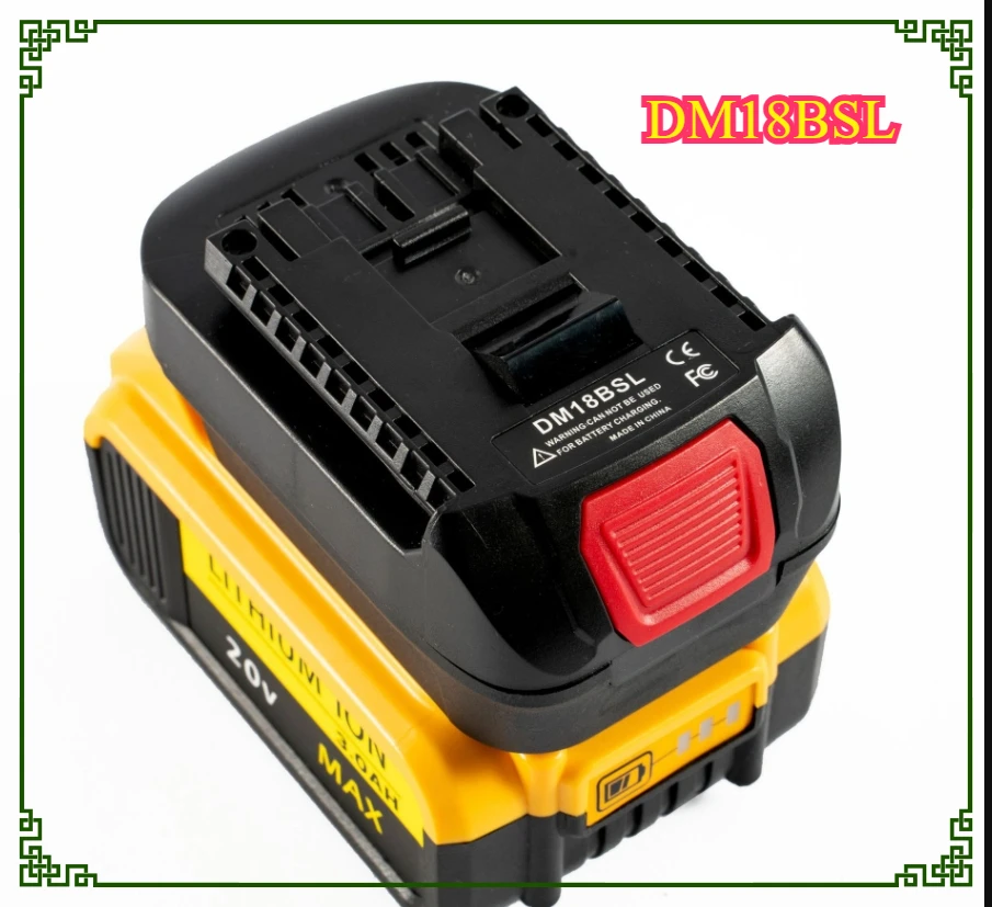 DM18BSL is suitable for Milwakee 18V and Dewalt 20V BAT609 lithium-ion batteries used for Bosch 18V tool battery battery
DM18BSL is suitable for Milwakee 18V and Dewalt 20V BAT609 lithium-ion batteries used for Bosch 18V tool battery battery