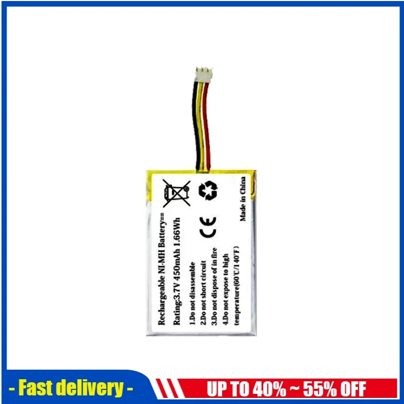 AE482539P Battery For Phonak Compilot II Accumulator 3-wire 450mAh Full Capacity
AE482539P Battery For Phonak Compilot II Accumulator 3-wire 450mAh Full Capacity