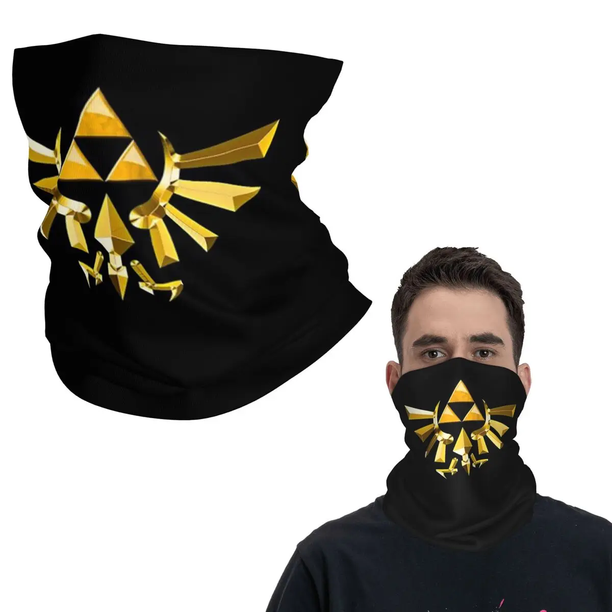 Gold Triforce Symbol Zelda Bandana Neck Gaiter Printed Wrap Scarf Warm Headband Outdoor Sports For Men Women Adult
Gold Triforce Symbol Zelda Bandana Neck Gaiter Printed Wrap Scarf Warm Headband Outdoor Sports For Men Women Adult