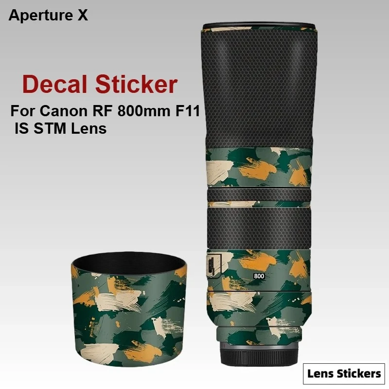 For Canon RF 800mm F11 IS STM Lens Sticker Anti-Scratch Coat Wrap Protective Film Body Protector Decal Skin RF800 F11
For Canon RF 800mm F11 IS STM Lens Sticker Anti-Scratch Coat Wrap Protective Film Body Protector Decal Skin RF800 F11