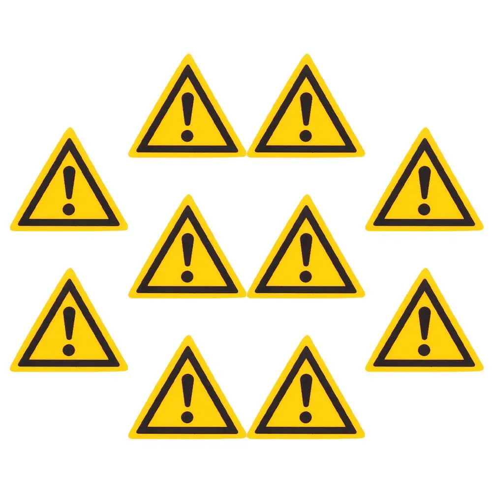 Safety Warning Labels Caution Sticker Stickers Funny Security Sign Electric Fence Yellow Triangle Exclamation
Safety Warning Labels Caution Sticker Stickers Funny Security Sign Electric Fence Yellow Triangle Exclamation
