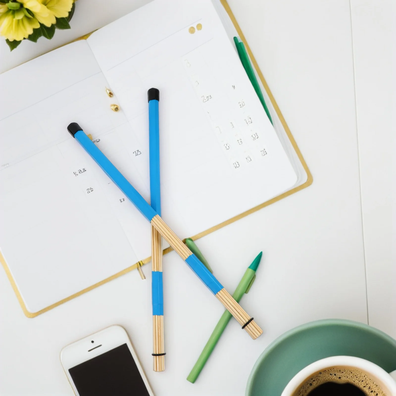 1 Pair Bamboo Drumsticks Durable Non-Skid Design For Percussion Instrument Accessories Wooden Stick Random Color
1 Pair Bamboo Drumsticks Durable Non-Skid Design For Percussion Instrument Accessories Wooden Stick Random Color