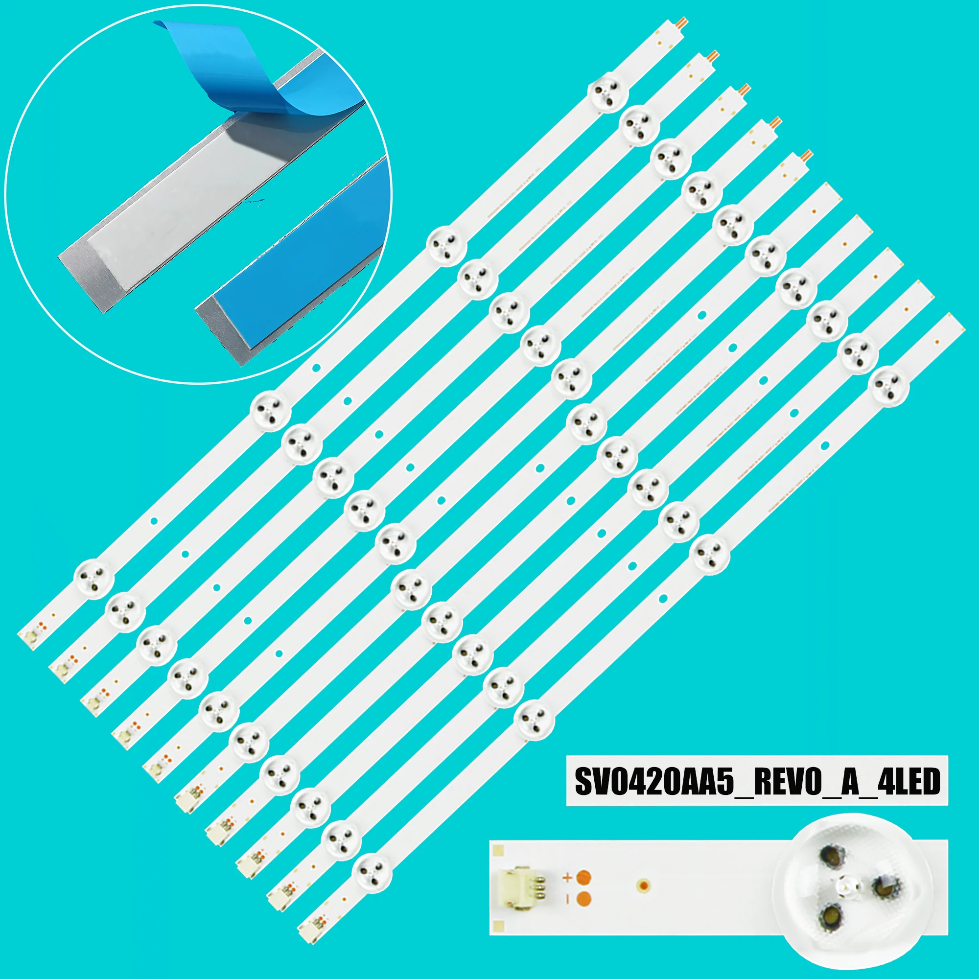 LED Backlight Strip For Panasonic TX-42A400B TX-42AS500E 42LRU70 131126-WS-420-040-PEAR1-C5-L TX-42AS520B TX-42AS500B
LED Backlight Strip For Panasonic TX-42A400B TX-42AS500E 42LRU70 131126-WS-420-040-PEAR1-C5-L TX-42AS520B TX-42AS500B