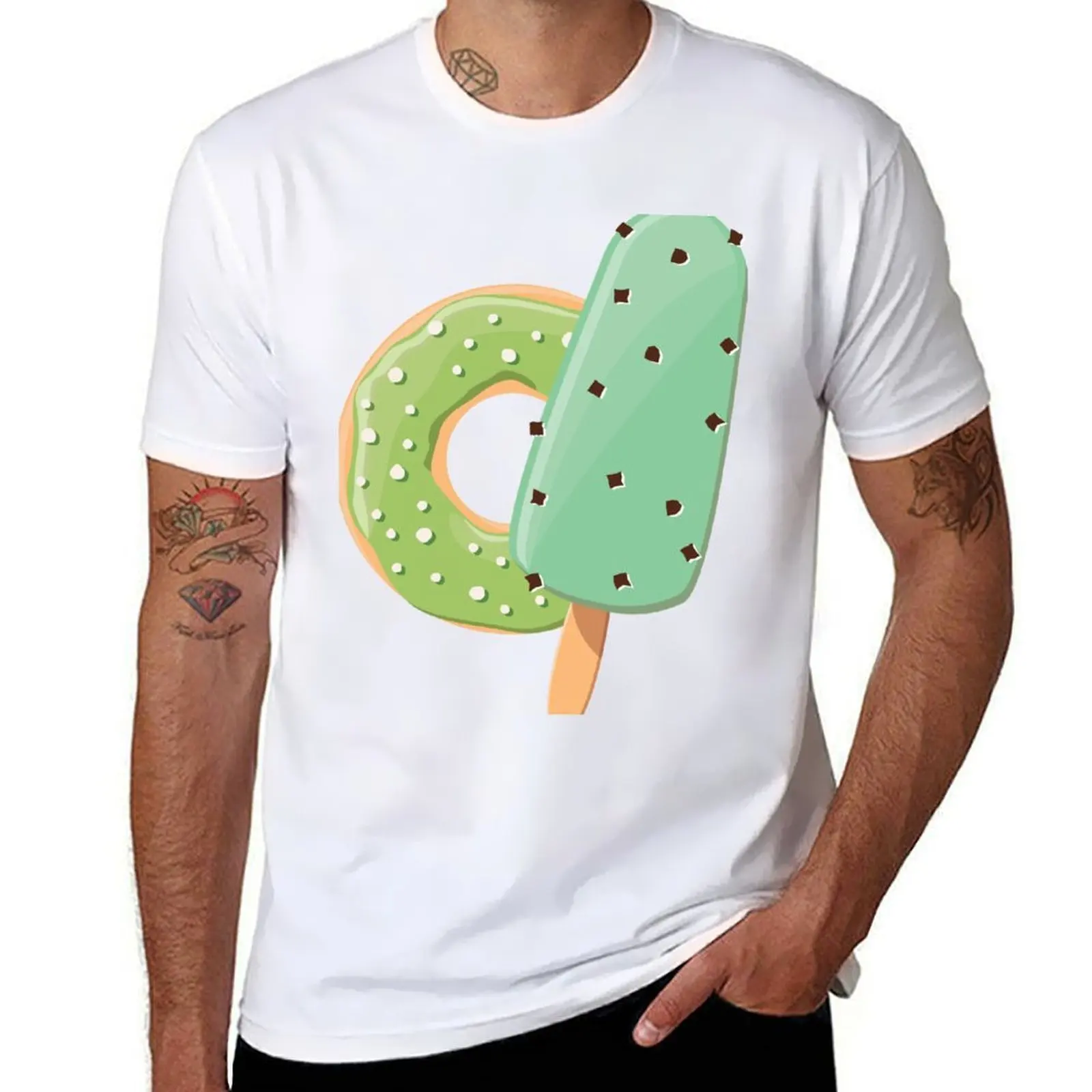 Ice cream and donuts 001 T-Shirt t shirts for man cotton funny t shirts for man graphic tees T-Shirt
Ice cream and donuts 001 T-Shirt t shirts for man cotton funny t shirts for man graphic tees T-Shirt