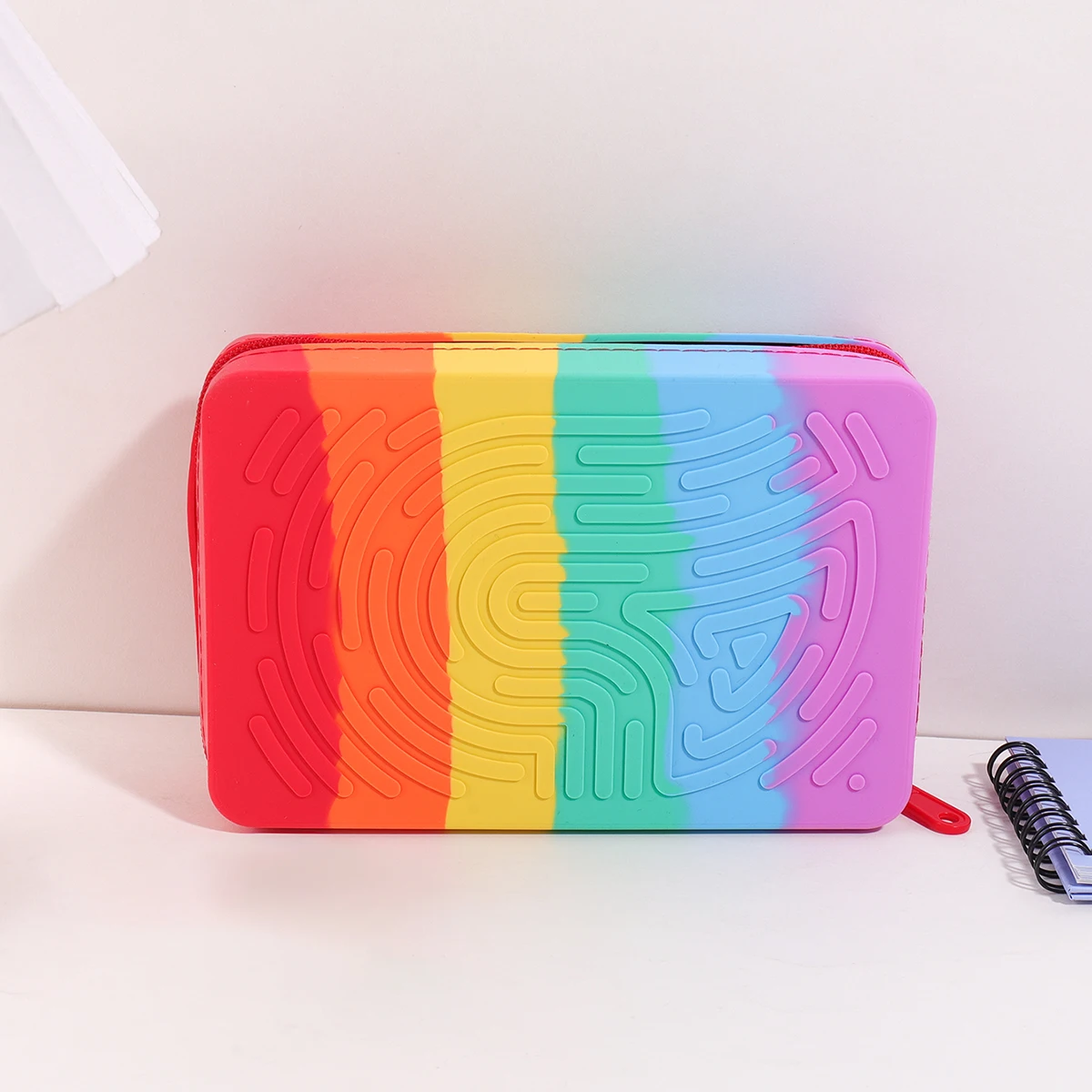 Educational Silicone Sensory Puzzle Stationery Rainbow 20 Strings Food Grade BPA Free Desk Fidget Toy for Kids
Educational Silicone Sensory Puzzle Stationery Rainbow 20 Strings Food Grade BPA Free Desk Fidget Toy for Kids