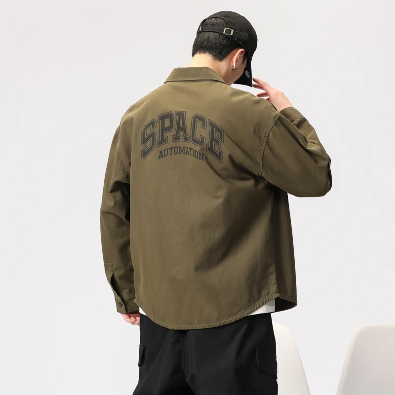 American Sle Long Sve Flannel irt Men's Spring Trend Loose Casual Khaki Denim Jaet Youth ular Cotton 00%
American Sle Long Sve Flannel irt Men's Spring Trend Loose Casual Khaki Denim Jaet Youth ular Cotton 00%