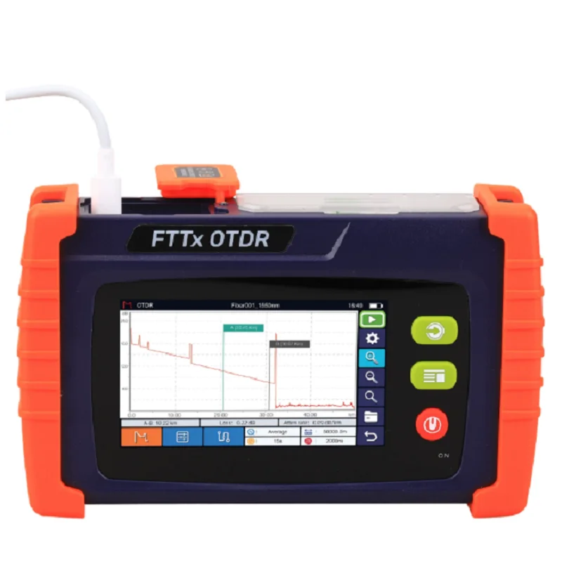 Multifunction QX43-S1 OTDR OLS OPM RJ45 Test VFL LED 1310/1550nm 26dB/24dB Integrated 150KM Optical Time Domain Reflectometer
Multifunction QX43-S1 OTDR OLS OPM RJ45 Test VFL LED 1310/1550nm 26dB/24dB Integrated 150KM Optical Time Domain Reflectometer