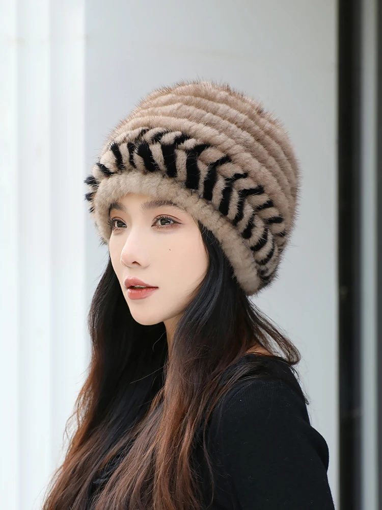 Winter Women Outdoor Keep Warm 100% Genuine Mink Fur Hat Natural Knitted Hats ladies Elasticity Thick Real Mink Fur Cap Beanie
Winter Women Outdoor Keep Warm 100% Genuine Mink Fur Hat Natural Knitted Hats ladies Elasticity Thick Real Mink Fur Cap Beanie