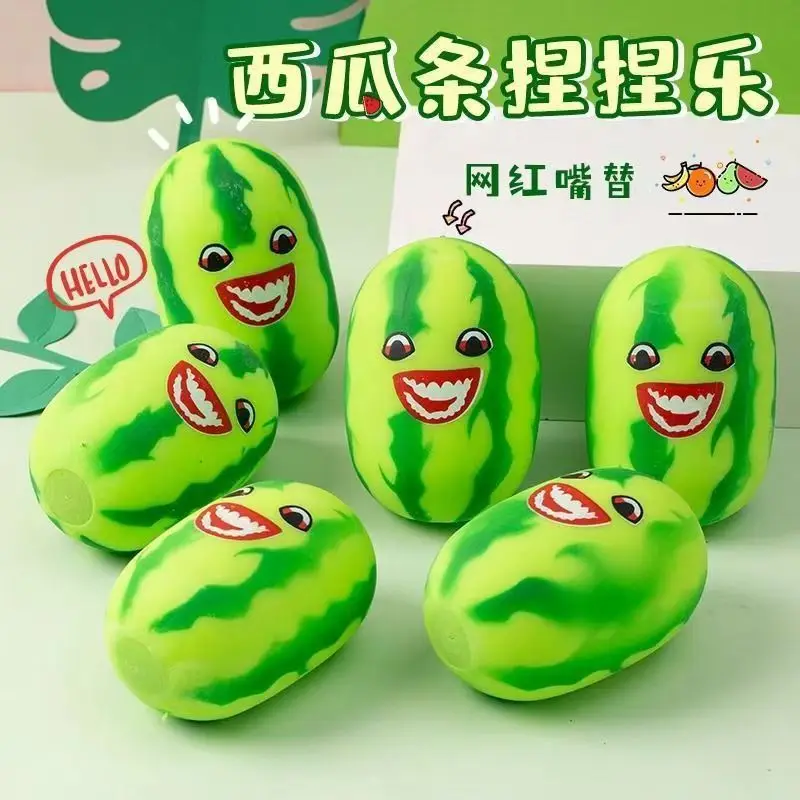 Internet celebrity watermelon pinch music decompression toy creative fruit doll watermelon strip doll ornament pinch decompression artifact
Internet celebrity watermelon pinch music decompression toy creative fruit doll watermelon strip doll ornament pinch decompression artifact