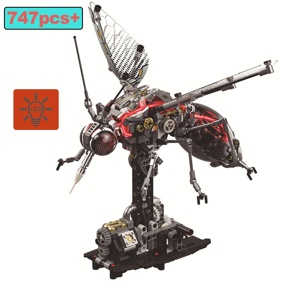 747PCS Mechanical Mosquito Technical Building Blocks Model DIY Assembly Ornament Desktop Decor Hobby Birthday Christmas Gift
747PCS Mechanical Mosquito Technical Building Blocks Model DIY Assembly Ornament Desktop Decor Hobby Birthday Christmas Gift