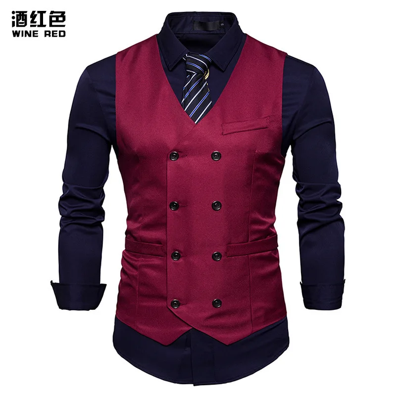 2026 New Dress Vests For Men Slim Fit Mens Suit Vest Male Waistcoat Gilet Homme Casual Sleeveless Formal Business Jacket
2026 New Dress Vests For Men Slim Fit Mens Suit Vest Male Waistcoat Gilet Homme Casual Sleeveless Formal Business Jacket