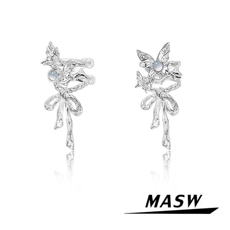 MASW Original Design 2024 Trend New Jewelry Metal Butterfly Clip Earrings For Women Girl Party Gift Popular Accessories
MASW Original Design 2024 Trend New Jewelry Metal Butterfly Clip Earrings For Women Girl Party Gift Popular Accessories