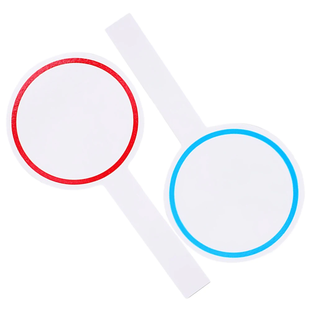 2pcs Circle Dry Erase Scoreboard 10x20cm Handheld Voting Paddles Foams Whiteboard Small Auctions Gaming
2pcs Circle Dry Erase Scoreboard 10x20cm Handheld Voting Paddles Foams Whiteboard Small Auctions Gaming