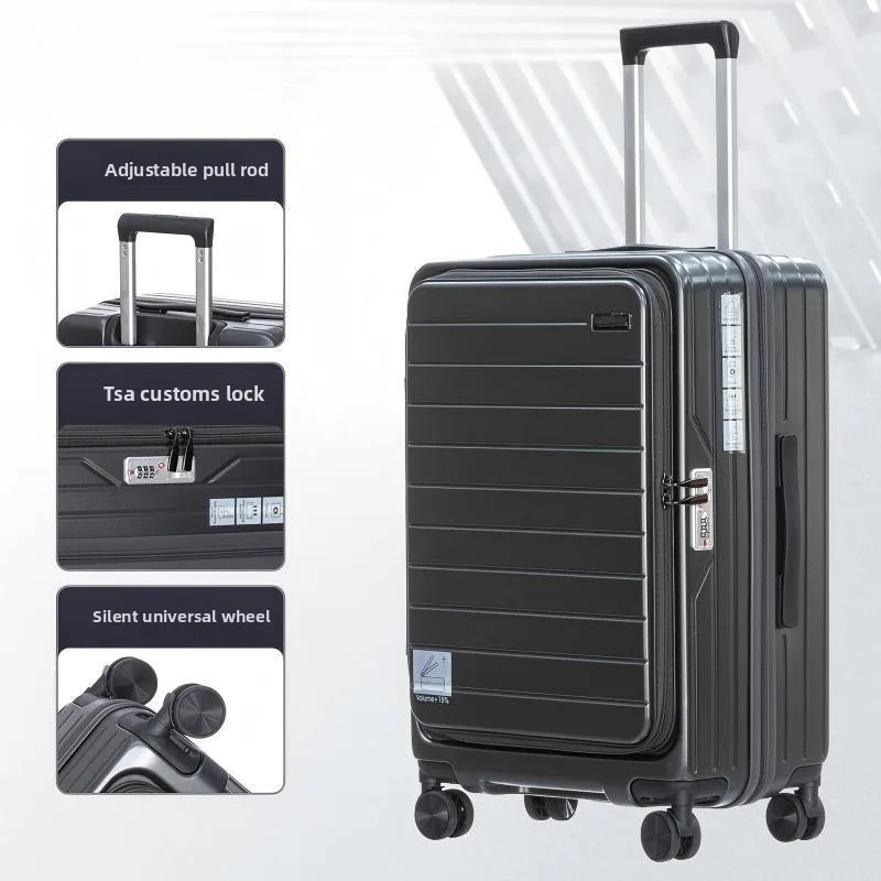 2026 Front Opening 20 Inch Carry on Luggage Water Resistant Shockproof Wheelie Travel Case Women Students Luggage Set Suitcases
2026 Front Opening 20 Inch Carry on Luggage Water Resistant Shockproof Wheelie Travel Case Women Students Luggage Set Suitcases