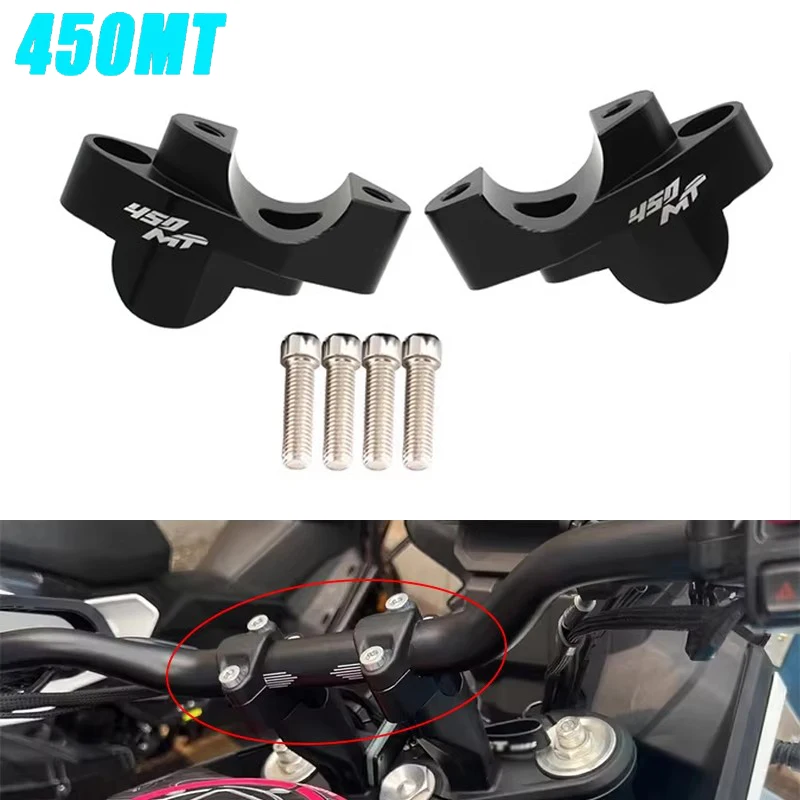 For CFMOTO 450MT 450 MT Handlebar Risers Up Motorcycle Accessories MT450 2024 Clamp Mount Handle Bar Riser Move Back Parts
For CFMOTO 450MT 450 MT Handlebar Risers Up Motorcycle Accessories MT450 2024 Clamp Mount Handle Bar Riser Move Back Parts