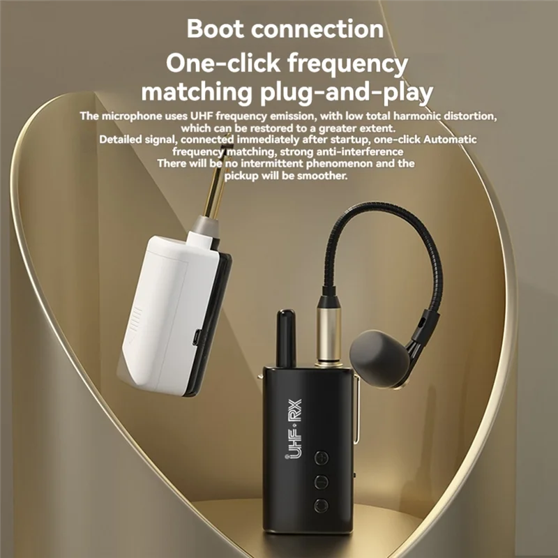A37Q-Sax Trumpet Trombone Wireless Microphone Instrument Pickup Receiver Transmitter Amplifier Recording Performance
A37Q-Sax Trumpet Trombone Wireless Microphone Instrument Pickup Receiver Transmitter Amplifier Recording Performance