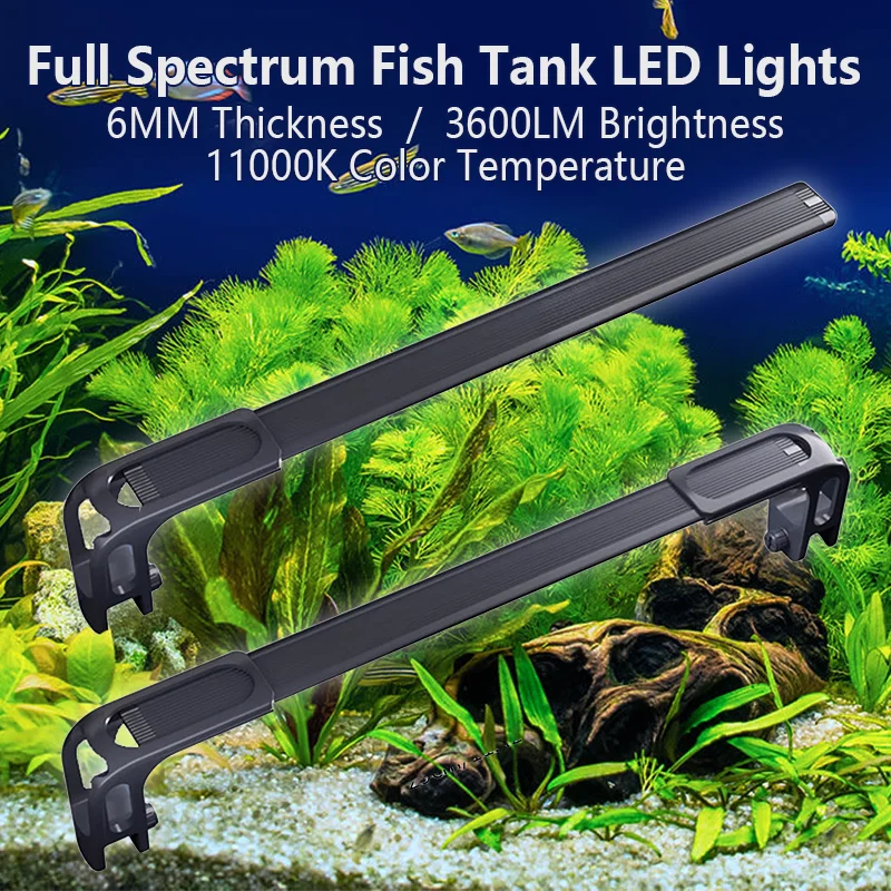 Ultra-Thin Aquarium Light Water Plant Submersible Landscape LampLED Fish Tank Lights Fish Tank Waterproof Full Spectrum Lights
Ultra-Thin Aquarium Light Water Plant Submersible Landscape LampLED Fish Tank Lights Fish Tank Waterproof Full Spectrum Lights